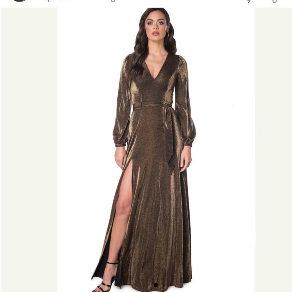 Dress The Population Eris Gown
XXL
Gold/Brown